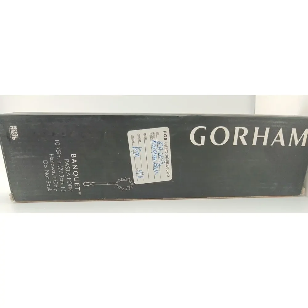 Gorham Banquet Pasta Fork New Metal Flatware Glossy NEW In Box!